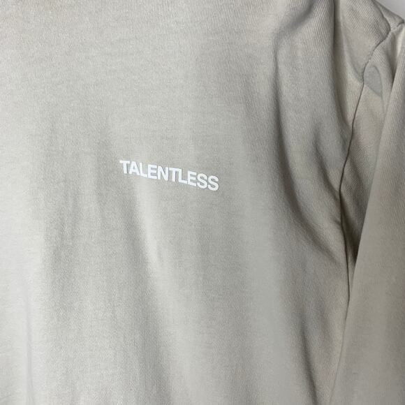 NWT Talentless Beige Hoodie Sz Medium - Picture 2 of 8